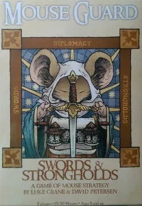 Mouse Guard Swords and Strongholds board game box cover