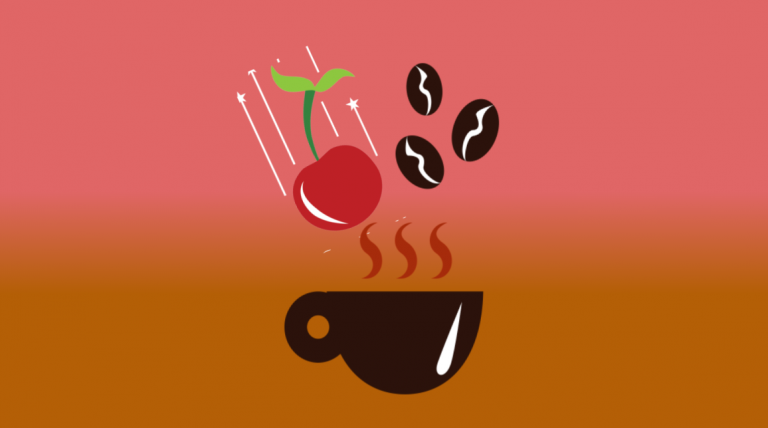 cherry coffee flag