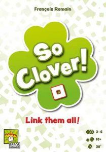 So Clover board game box cover art