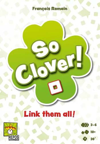 So Clover board game box cover art