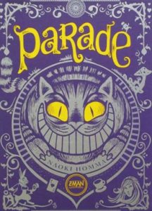 Parade card game box cover art