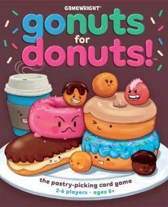 Go Nuts for Donuts, board game box cover