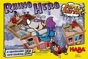 Rhino Hero: Super Battle board game cover art