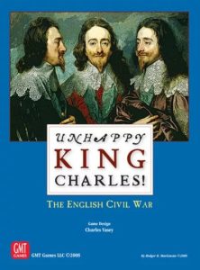 Unhappy King Charles board game cover art
